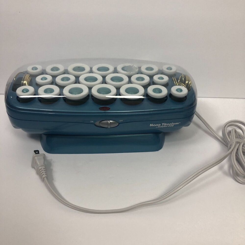 Nano Titanium BaByliss Pro 20 HAIR CURLERS Rollers with Clips